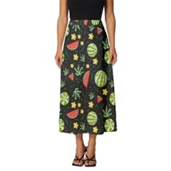 Watermelon Berry Patterns Pattern Classic Midi Chiffon Skirt