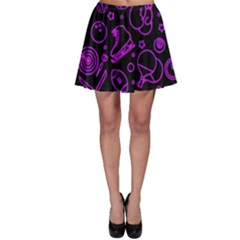 Telegram Pattern Art Patterns Skater Skirt