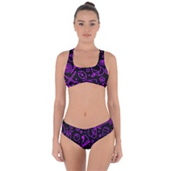 Telegram Pattern Art Patterns Criss Cross Bikini Set