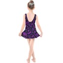 Telegram Pattern Art Patterns Kids  Skater Dress Swimsuit View2