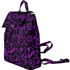 Telegram Pattern Art Patterns Buckle Everyday Backpack