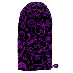 Telegram Pattern Art Patterns Microwave Oven Glove