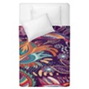 Ornamental Patterns Abstract Flower Pattern Purple Duvet Cover Double Side (Single Size) View1