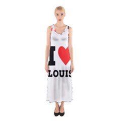 I Love Louis Sleeveless Maxi Dress by ilovewhateva