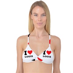 I Love Louis Reversible Tri Bikini Top by ilovewhateva