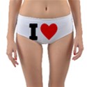 I love louis Reversible Mid-Waist Bikini Bottoms View1