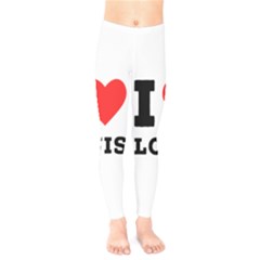 I Love Louis Kids  Leggings by ilovewhateva