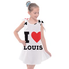 I Love Louis Kids  Tie Up Tunic Dress by ilovewhateva