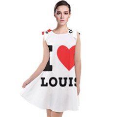 I Love Louis Tie Up Tunic Dress by ilovewhateva