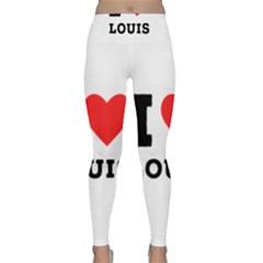 I Love Louis Lightweight Velour Classic Yoga Leggings by ilovewhateva