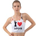 I love louis Mini Tank Bikini Top View1