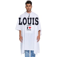 I Love Louis Men s Hooded Rain Ponchos