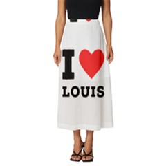 I Love Louis Classic Midi Chiffon Skirt by ilovewhateva