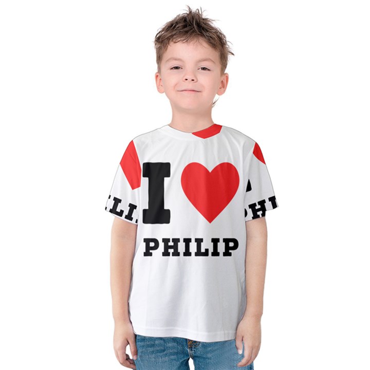 I love philip Kids  Cotton Tee