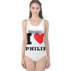 I Love Philip One Piece Swimsuit by ilovewhateva