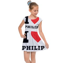 I Love Philip Kids  Cap Sleeve Dress by ilovewhateva