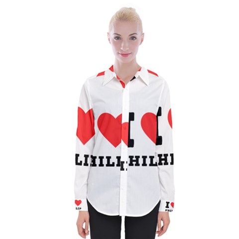 I Love Philip Womens Long Sleeve Shirt by ilovewhateva