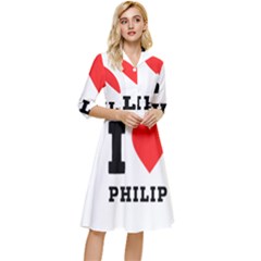 I Love Philip Classy Knee Length Dress by ilovewhateva