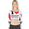 I love mason Long Sleeve Crop Top View1