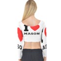 I love mason Long Sleeve Crop Top View2