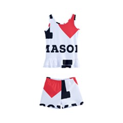 I Love Mason Kids  Boyleg Swimsuit by ilovewhateva