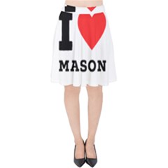 I Love Mason Velvet High Waist Skirt by ilovewhateva