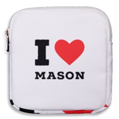 I Love Mason Mini Square Pouch by ilovewhateva