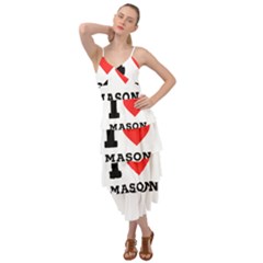 I Love Mason Layered Bottom Dress by ilovewhateva