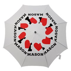 I Love Mason Hook Handle Umbrellas (large)