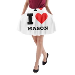 I Love Mason A-line Pocket Skirt by ilovewhateva