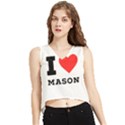 I love mason V-Neck Cropped Tank Top View1