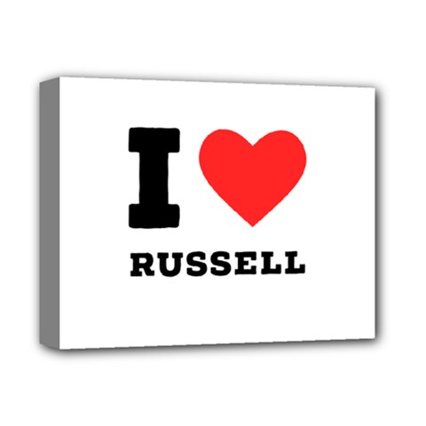 I Love Russell Deluxe Canvas 14  X 11  (stretched) by ilovewhateva