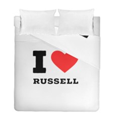 I Love Russell Duvet Cover Double Side (full/ Double Size) by ilovewhateva