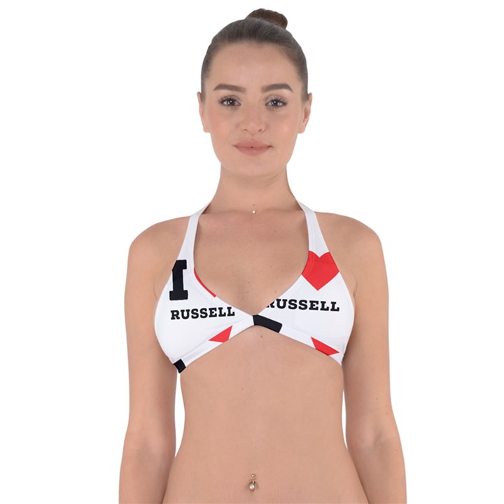 I love russell Halter Neck Bikini Top