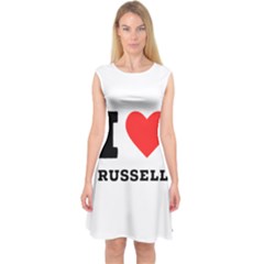 I Love Russell Capsleeve Midi Dress by ilovewhateva