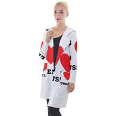 I Love Russell Hooded Pocket Cardigan by ilovewhateva