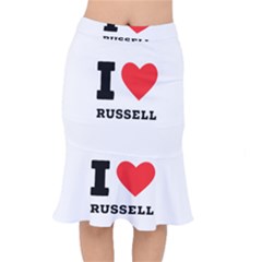 I Love Russell Short Mermaid Skirt by ilovewhateva