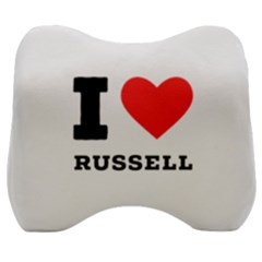 I Love Russell Velour Head Support Cushion by ilovewhateva