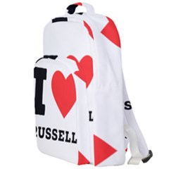 I Love Russell Double Compartment Backpack by ilovewhateva