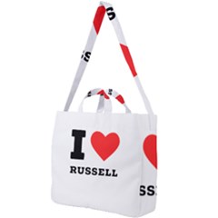 I Love Russell Square Shoulder Tote Bag by ilovewhateva