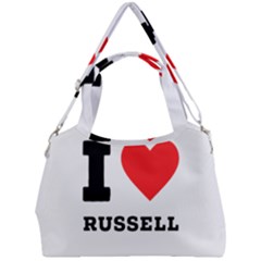 I Love Russell Double Compartment Shoulder Bag by ilovewhateva