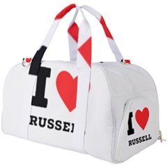 I Love Russell Burner Gym Duffel Bag by ilovewhateva