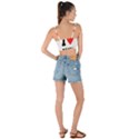 I love russell Woven Tie Front Bralet View2