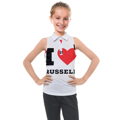 I Love Russell Kids  Sleeveless Polo Tee by ilovewhateva