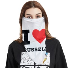 I Love Russell Face Covering Bandana (triangle) by ilovewhateva