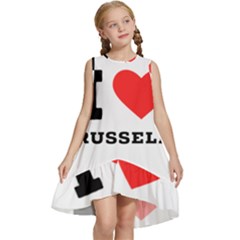 I Love Russell Kids  Frill Swing Dress by ilovewhateva