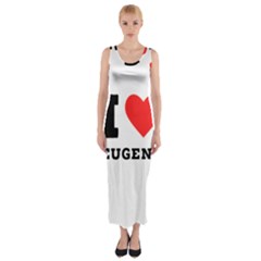 I Love Eugene Fitted Maxi Dress by ilovewhateva