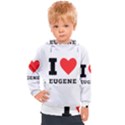 I love eugene Kids  Hooded Pullover View1