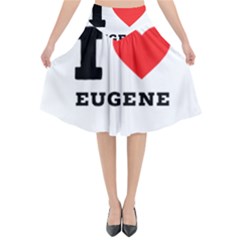 I Love Eugene Flared Midi Skirt by ilovewhateva