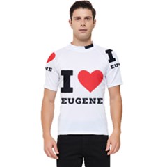 I Love Eugene Men s Short Sleeve Rash Guard by ilovewhateva